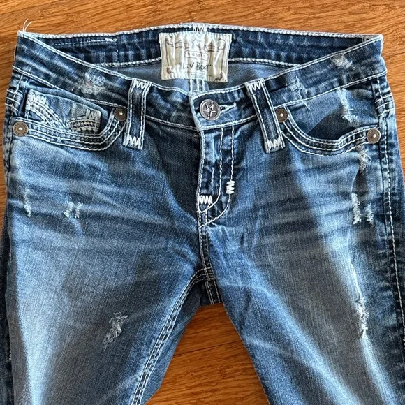 Big Star Women's Blue Boot Cut Jeans - Picture 5 of 10